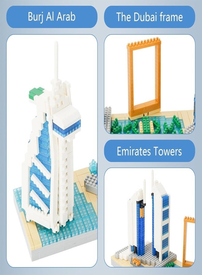 Brighterbee مجموعة بناء نماذج دبي من برايتربي للأطفال - Image 4